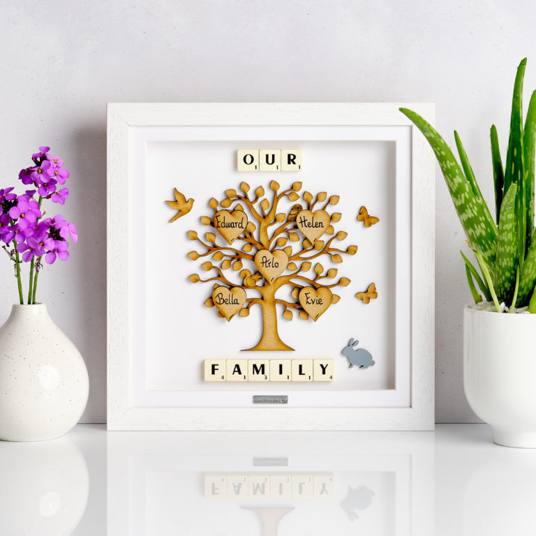 Family Tree Personalised Gift Frame