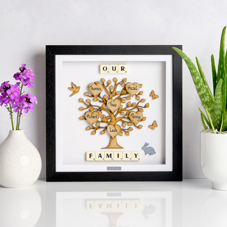 Family Tree Personalised Gift Frame