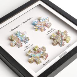 MET ENGAGED MARRIED LIVE  JIGSAW FLAT SQ BLK