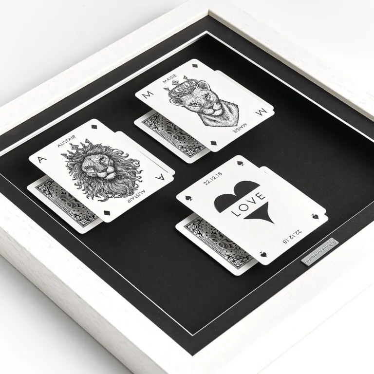 Him _ Her Personalised Lion _ Lioness Playing Cards 1 LowRes