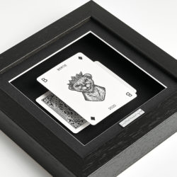 Lion Family Member Playing Card Frame