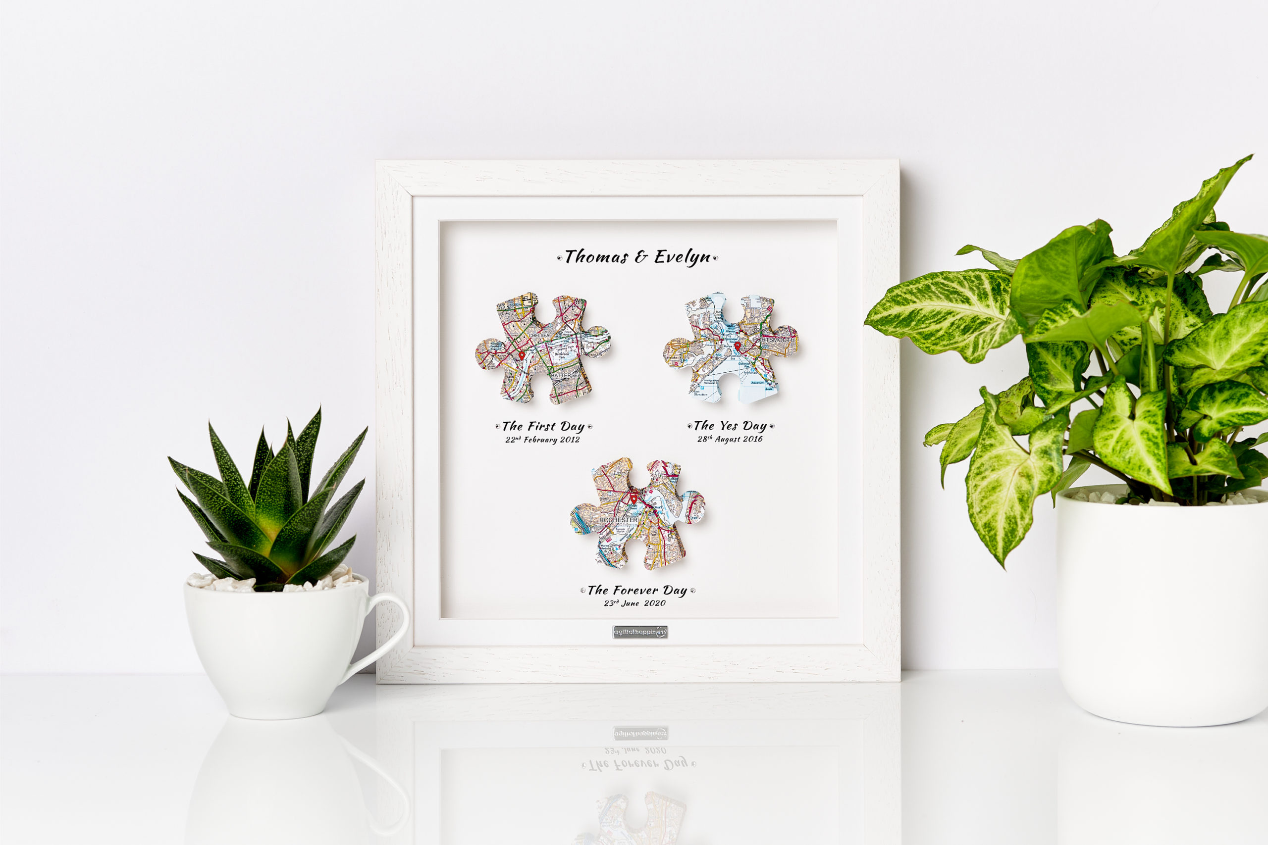Memories Mapped Jigsaw Gift Frame Category Image 2