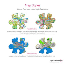 JIGSAW MAP STYLE EXAMPLES